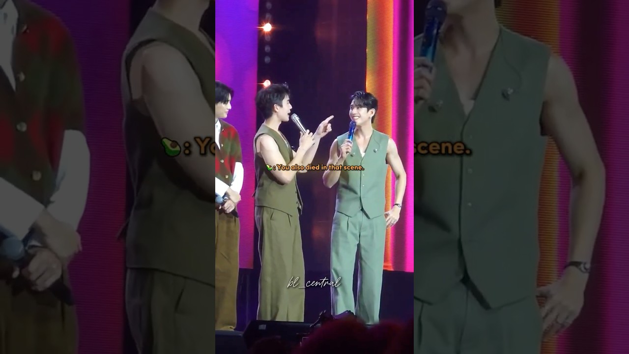 #Sea_Tawinan confirmed #Jimmyyjp improvised the last kiss scene #JimmySea #MyMagicProphecyAfterParty