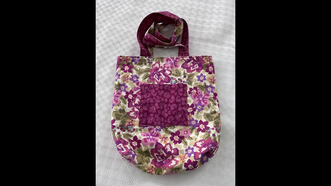 35 - Borsa shopping con fodera e tasche