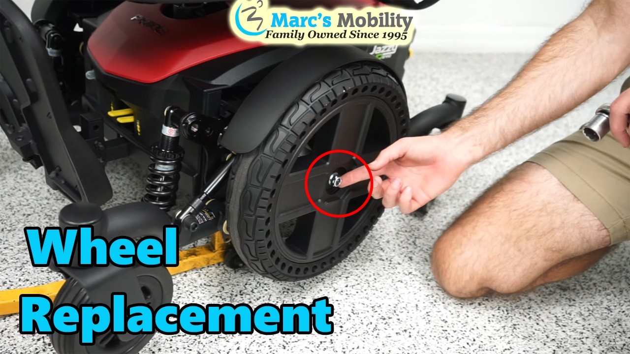 How to Replace ALL Tires on a Jazzy Evo 614 HD Power Chair