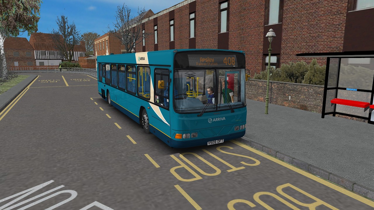 OMSI2 Volvo B10BLE Wright Renown on Bowdenham V5 service 408