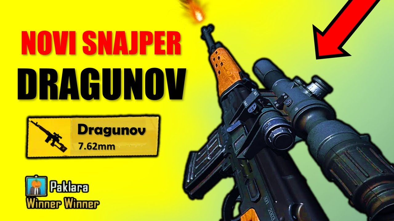 Novi snajper DRAGUNOV u PUBG...