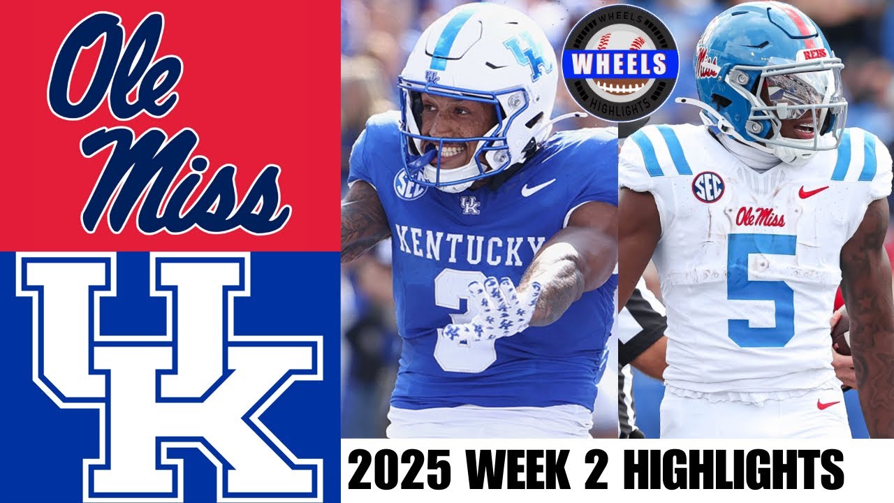 #20 Ole Miss vs Kentucky Highlights | Week 2 | 2025 College Football Highlights