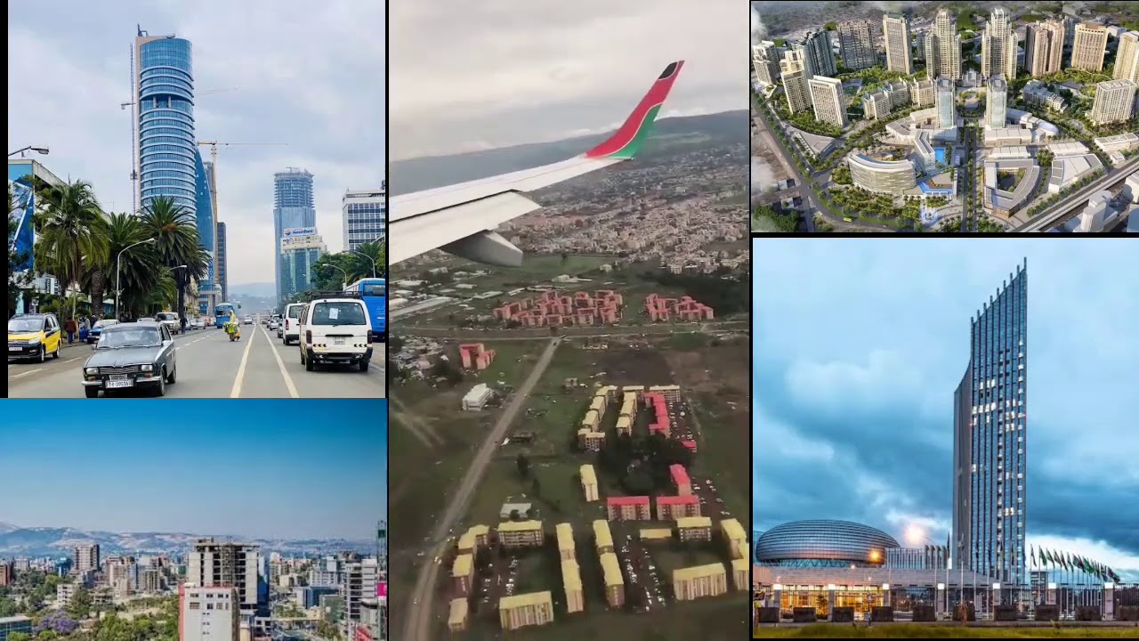 The Beauty Of Addis Ababa City, Aerial View