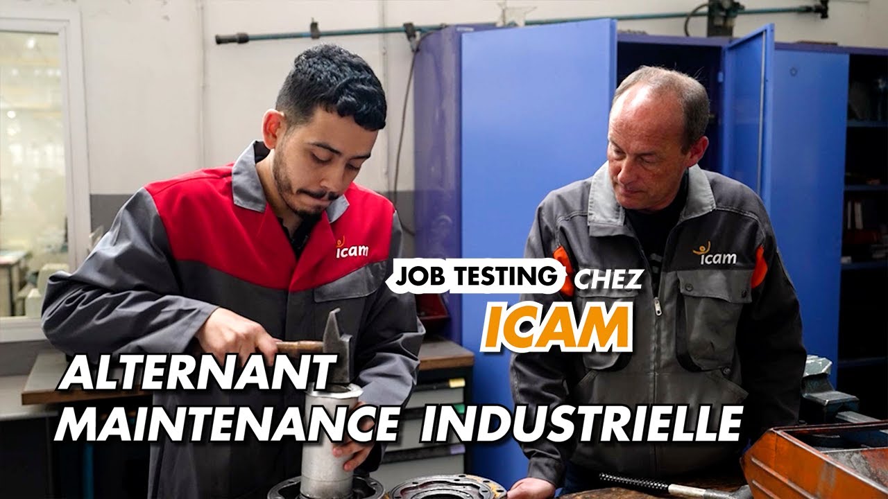 Je me forme en alternance au métier de technicien de maintenance grâce à l'Icam Lille chez Delacre