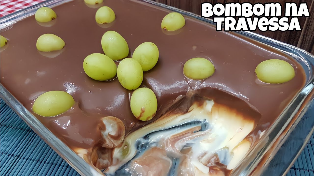 BOMBOM DE UVA NA TRAVESSA//SOBREMESA FÁCIL E DELICIOSA.