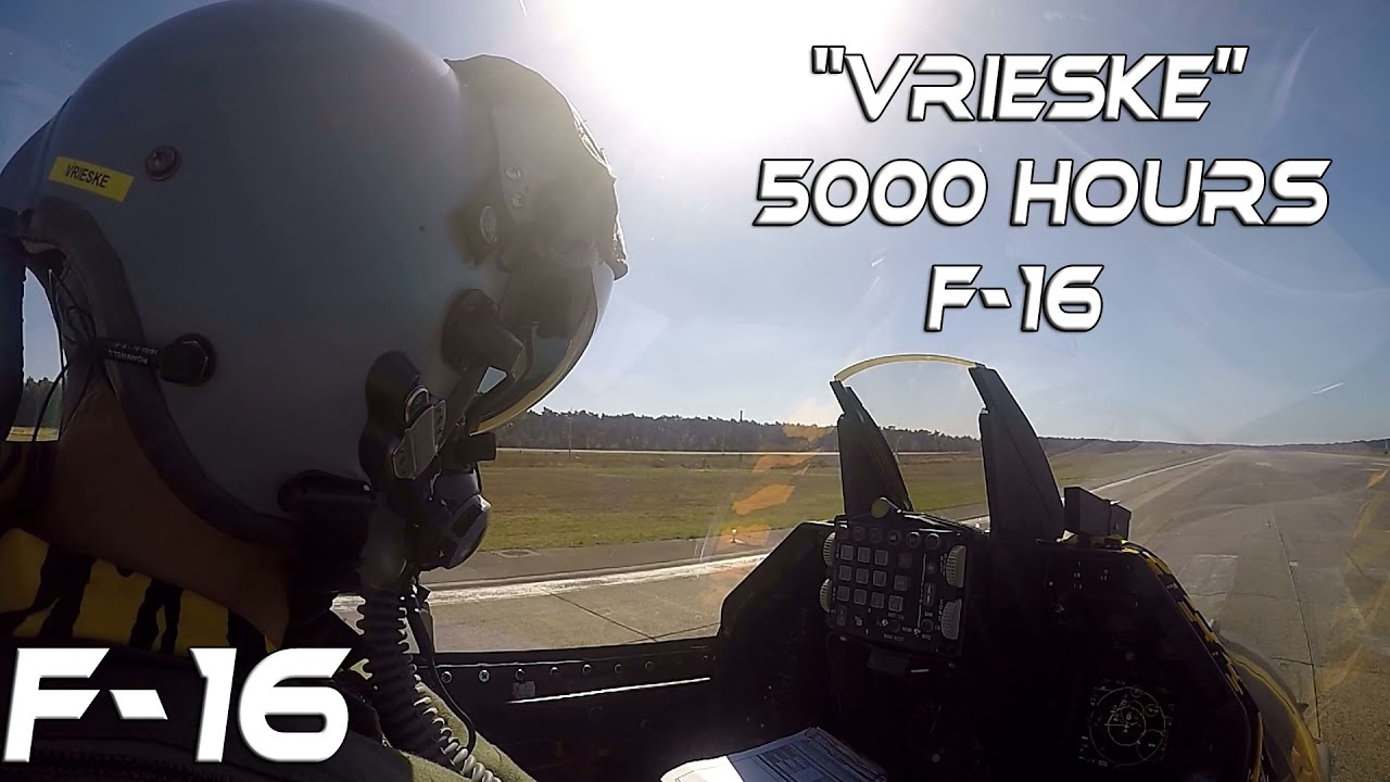 4K UHD Vrieske 5000 Hours on F-16  Stijn De Vries First Belgian Pilot with + 5000 flighthours F-16