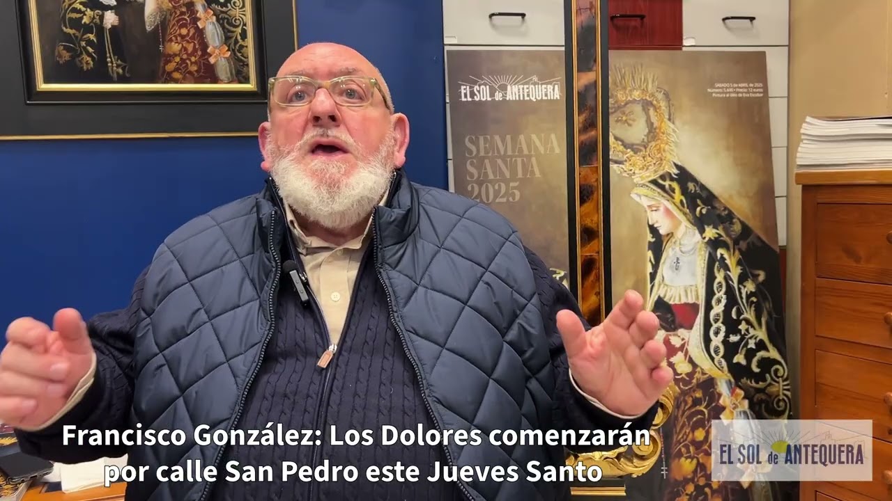 🟣 Entrevista al hermano mayor de la Cofradía de los Dolores - Antequera 2026