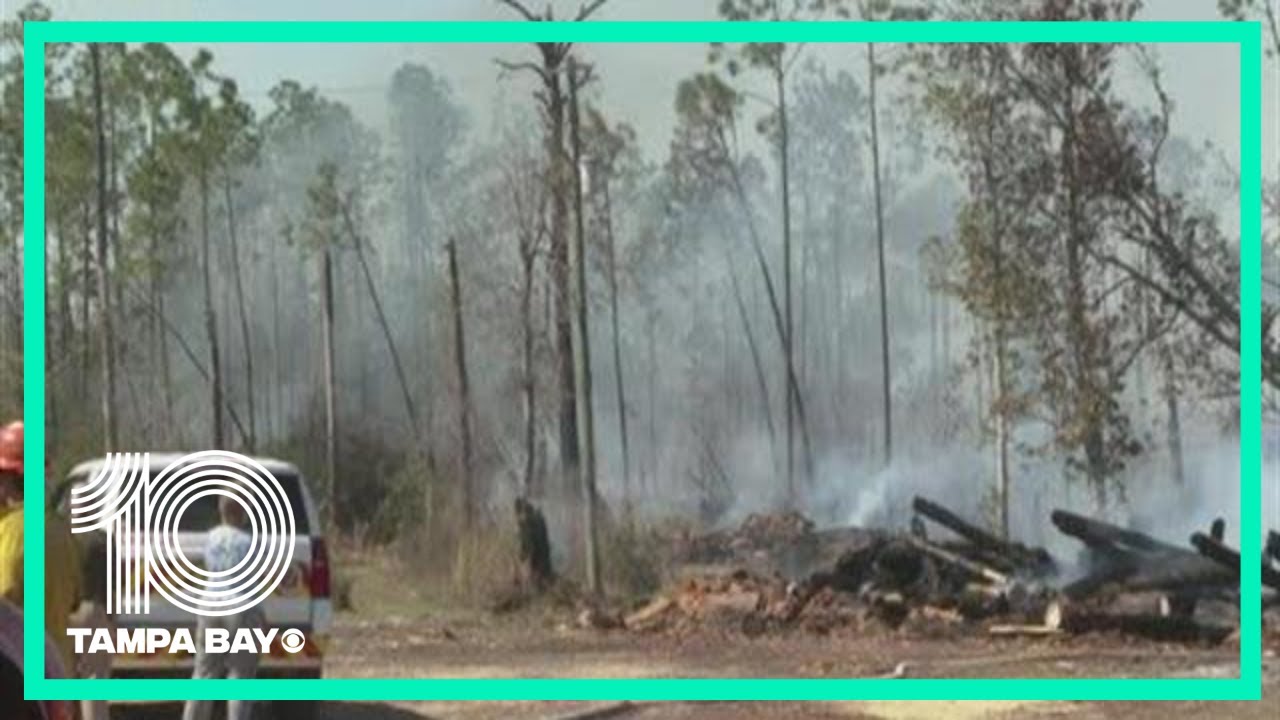 Firefighters continue to battle 2 massive wildfires in Florida Panhandle