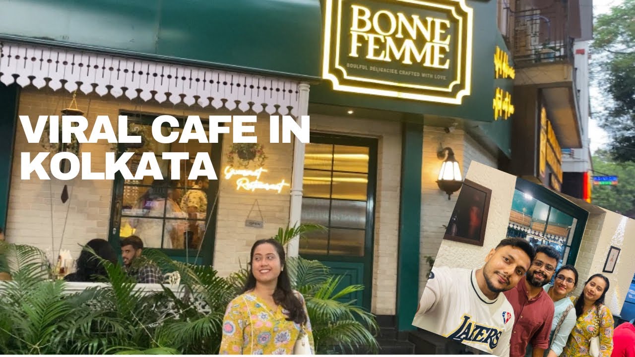 BONNE FEMME 🌼 || Viral Cafe of Kolkata🍹|| Aesthetic Cafe in town || Worth the hype or not? 🤔