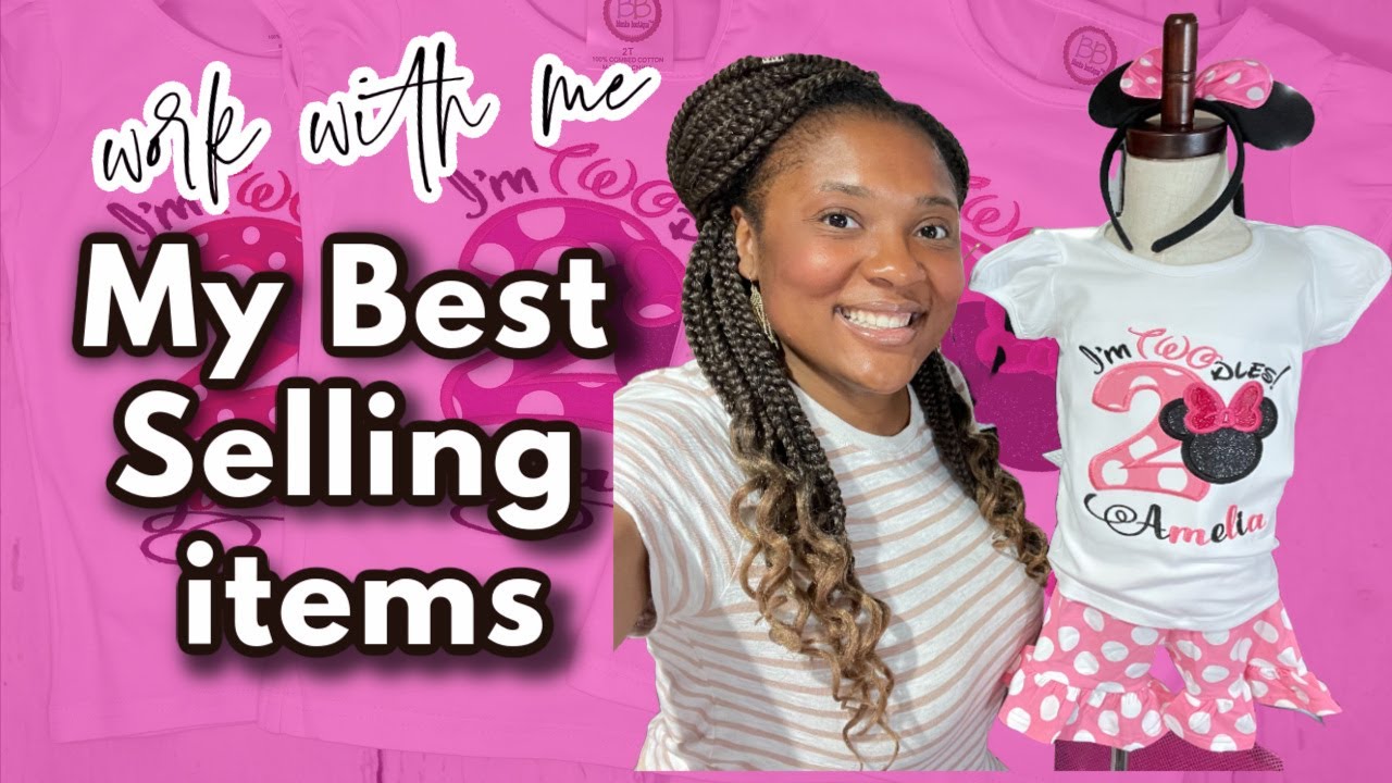 Work with me on Etsy Orders | Day in The Life Etsy Shop Owner | BEST SELLERS on ETSY | New Machine??