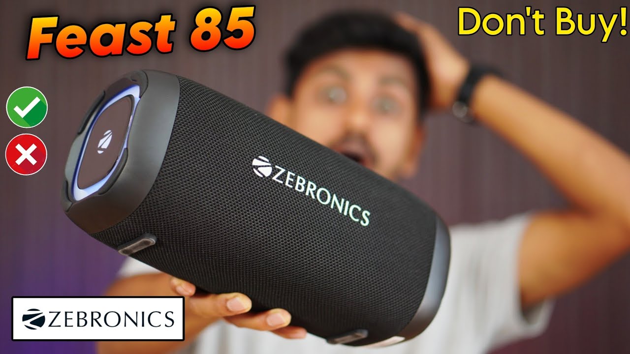 ZEBRONICS Sound Feast 85 (Review & Sound Test) 😳 Best Bluetooth Speaker Under 2000 Rs 🔥