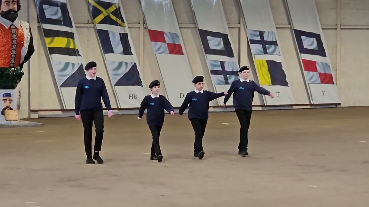 Padstow Sea Cadets Junior Drill Team - Cornwall District Drill Competition 2024