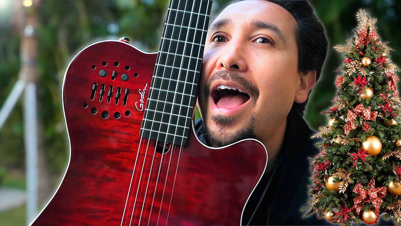 Godin Multiac ACS Grand Concert Quilted Maple Red Unboxing and Sound Test