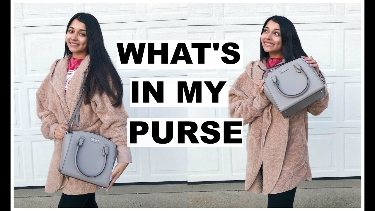 what's in my kate spade purse | winter 2020
