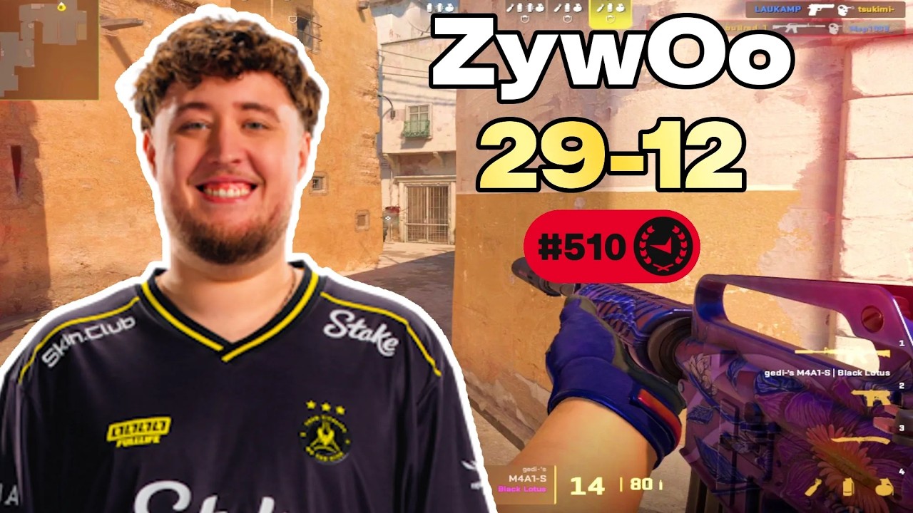 ZYWOO 29-12 EU FACEIT POV (Dust2) | 3969 ELO