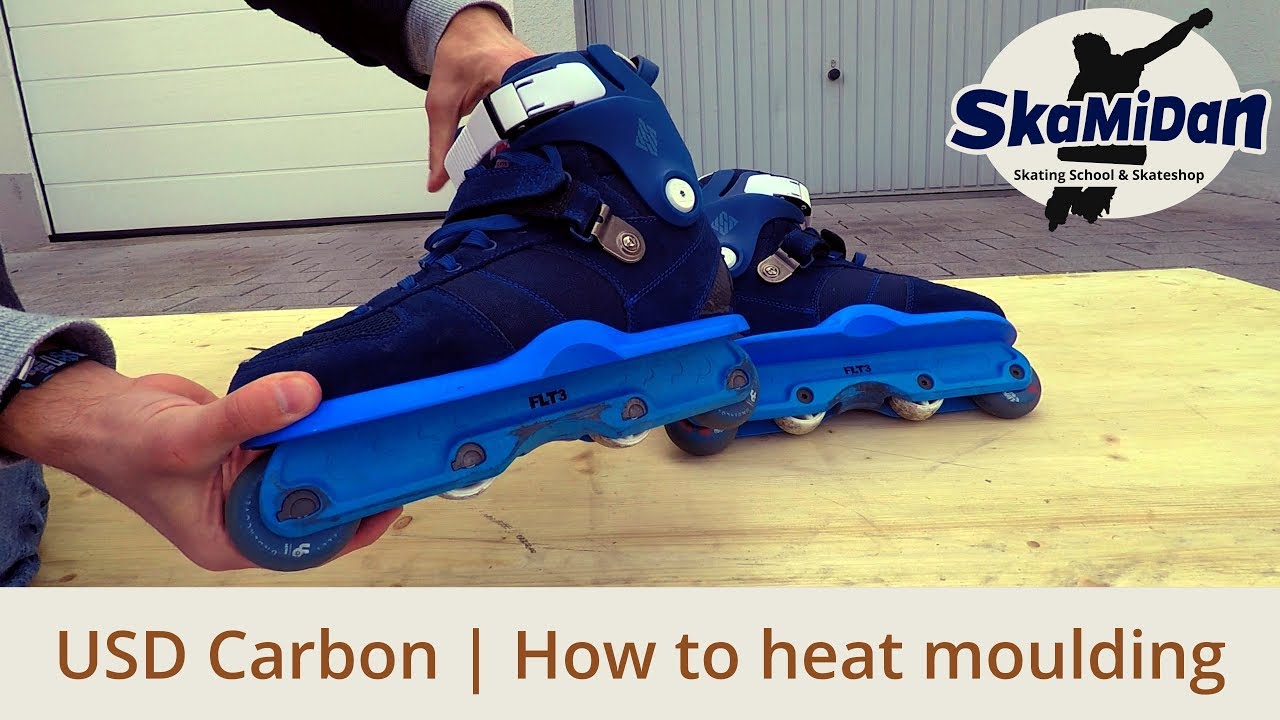 How To Heat Mold Your USD Carbon Skates - Heat Molding - USD Carbon Team Blue - Skate Customizing #1