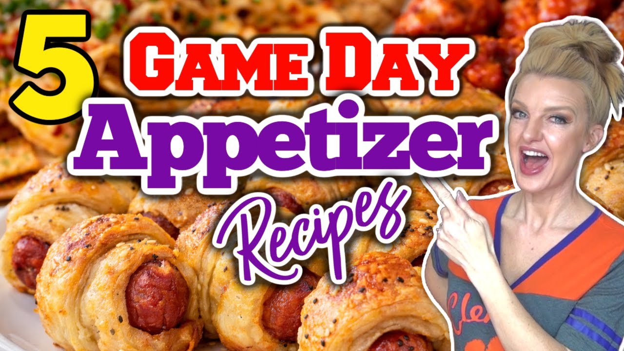 5 Epic SUPER BOWL APPETIZER RECIPES you Don't wanna Miss! | Easy GAME DAY PARTY FOODS