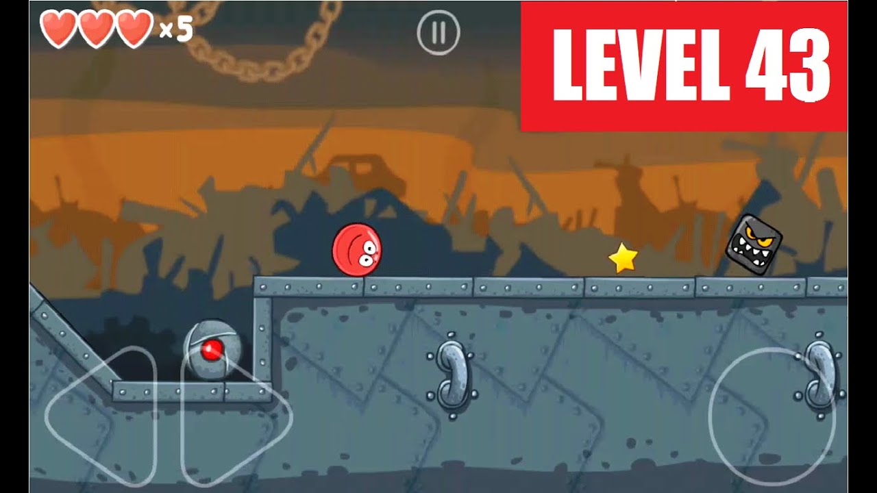 Red Ball 4 level 43 Walkthrough / Playthrough video.