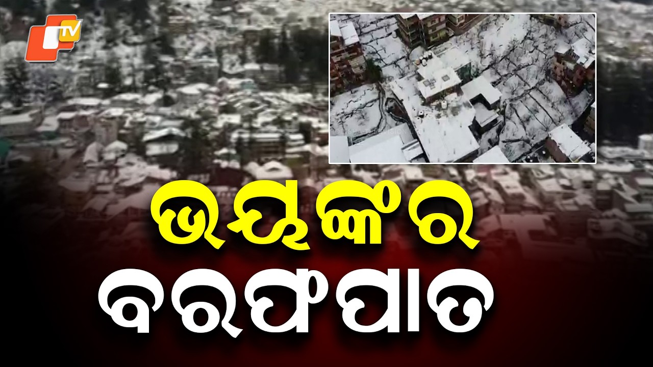 Stunning Visuals! Manali Covered in Thick Snow After Heavy Snowfall