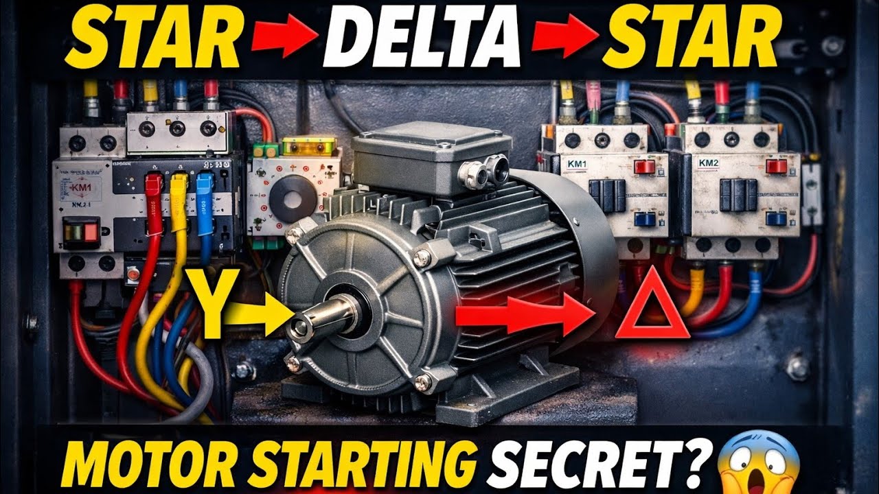 Star-Delta-Star Connection Working | Motor Starting & Running Explained (Hindi)