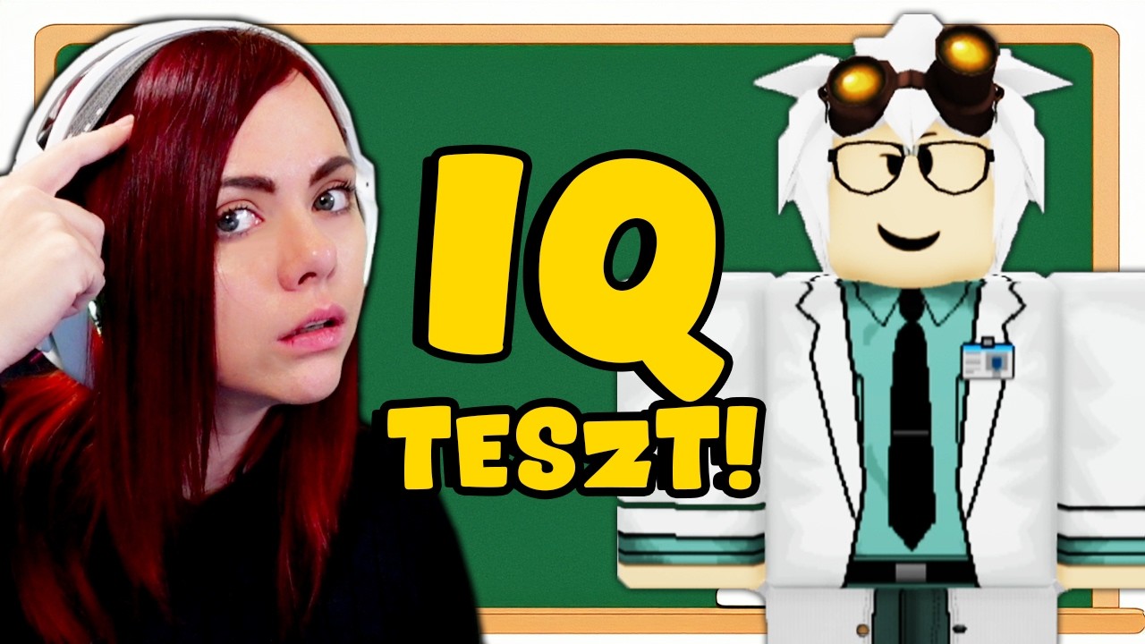NEM VAGYOK ELÉG OKOS?! - IQ Teszt - Mi ez a Roblox pálya? 😂