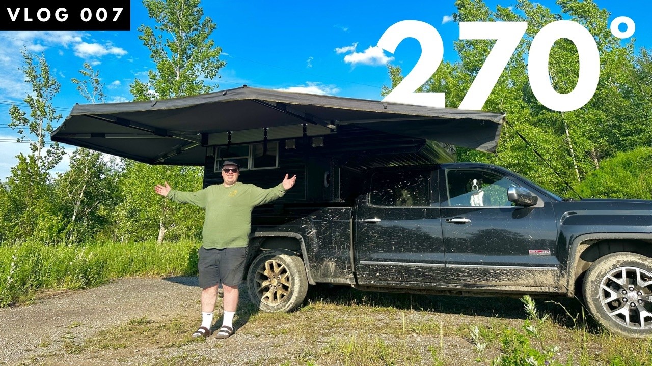 On installe un AUVENT 270 degrés sur notre CAMPEUR PORTÉ | CAMPER BUILD
