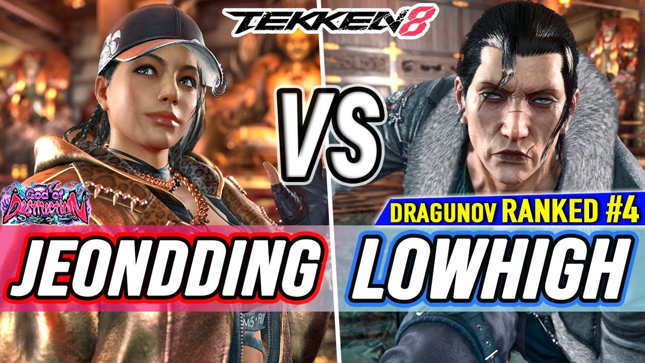 T8 🔥 JeonDDing (Azucena) vs Lowhigh (#4 Ranked Dragunov) 🔥 Tekken 8 High Level Gameplay
