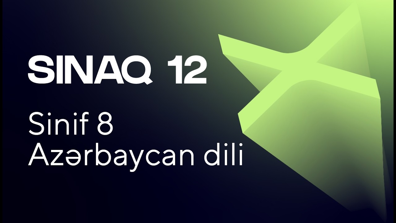 Azərbaycan dili 8-ci sinif   Güvən Sınaq 12 Buraxılış fənləri üzrə