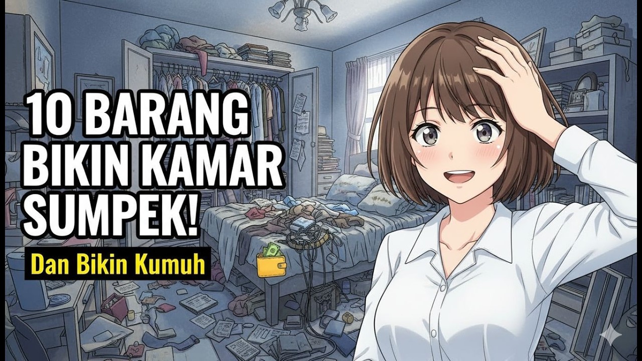 10 Barang Yang Bikin Kamar Tidur Terlihat Sumpek.