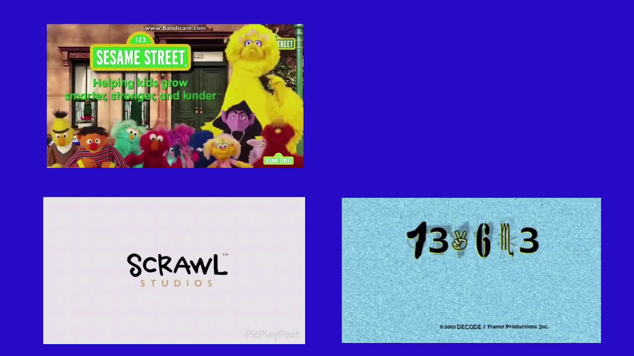 Super Why/Kinect Sports/Franny's Feet/Sesame Street/Thomas & Friends Credits Closing Remix
