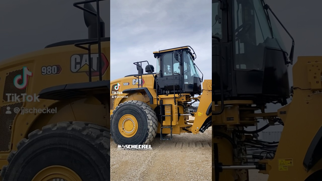 2023 CAT 980 Wheel Loader sold and ready to ship. #heavyequipment #wheelloader #caterpiller