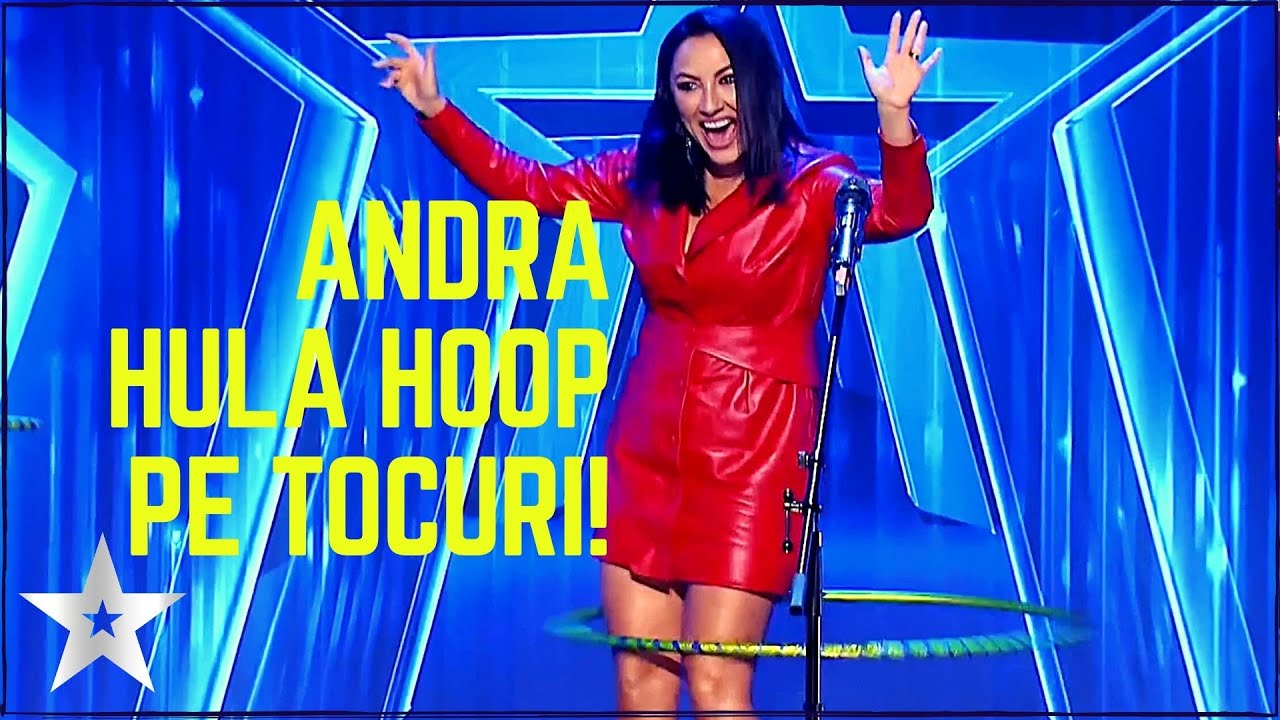 ANDRA | Hula Hoop pe tocuri! UIMITOR ce poți face doar cu un cerc, numai la Românii au Talent!