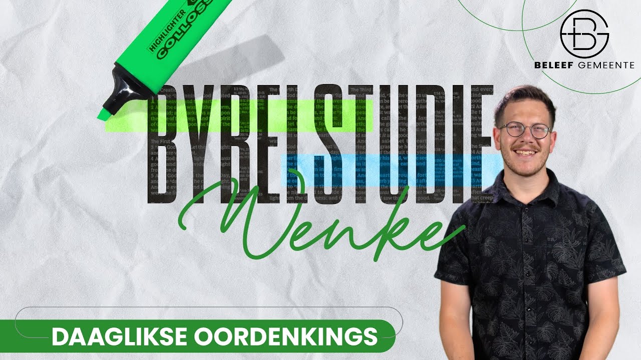 Daaglikse Oordenking - 30 Oktober 2025