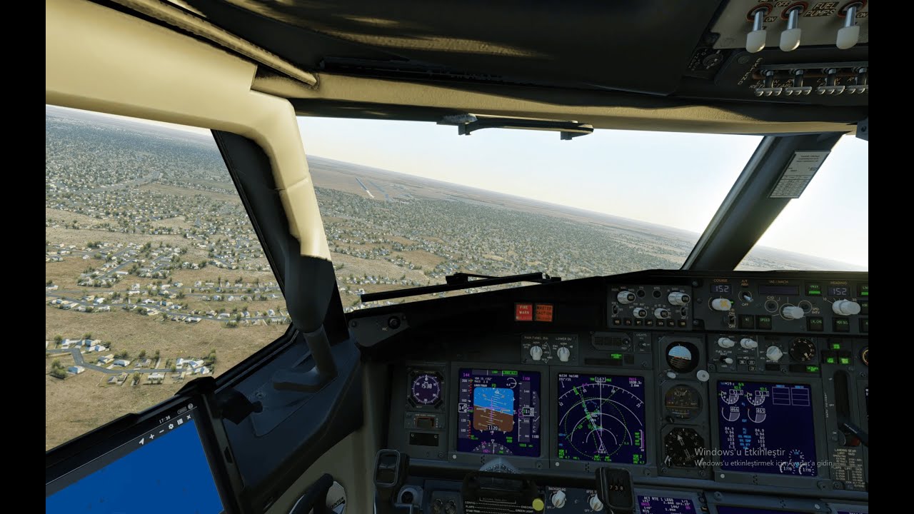 Turkish Airlines 737-8 Landing into HLMS_( Misrata İnt. )