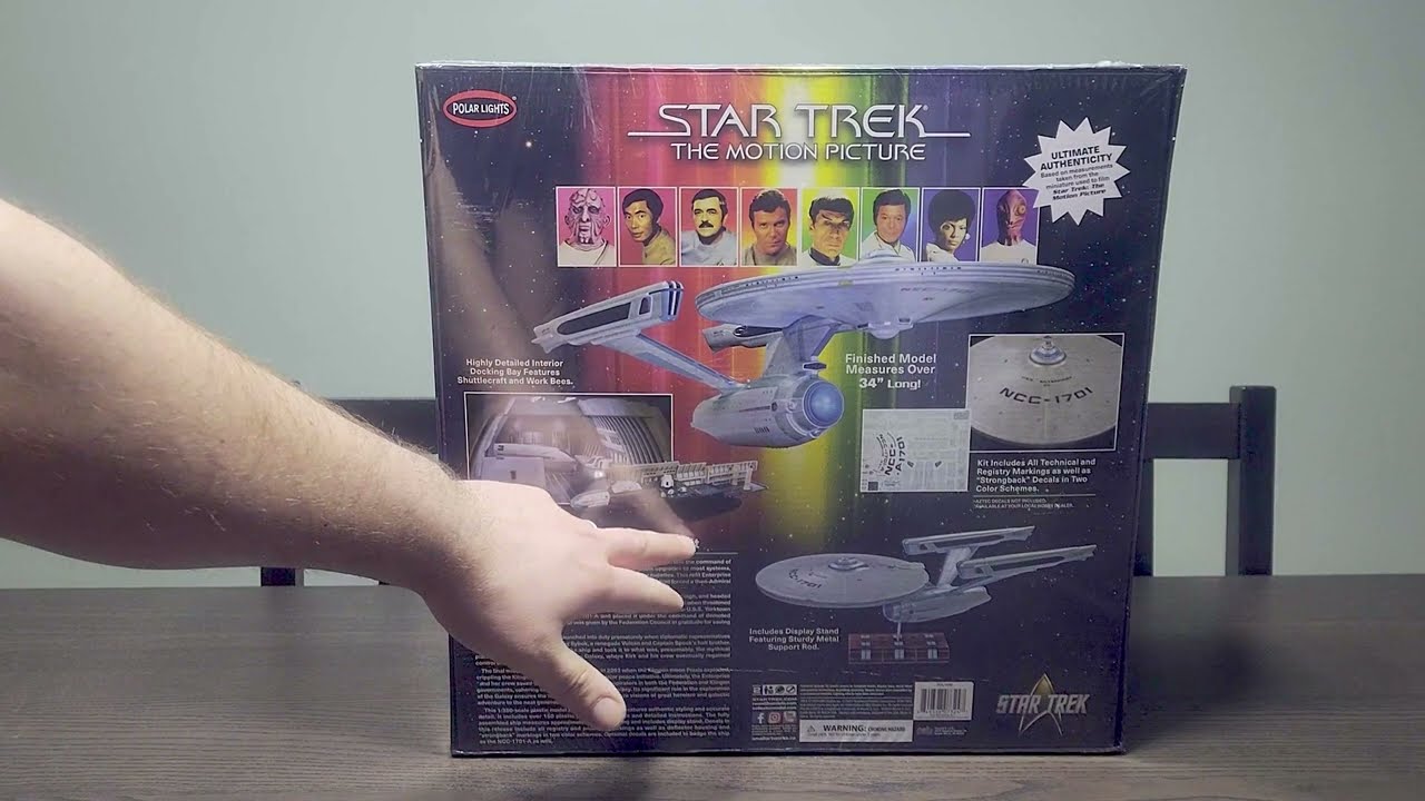 An Unboxing Of The 1/350 Refit Enterprise By Polar Lights: XFighter Builds Upcoming Projects Part 1
