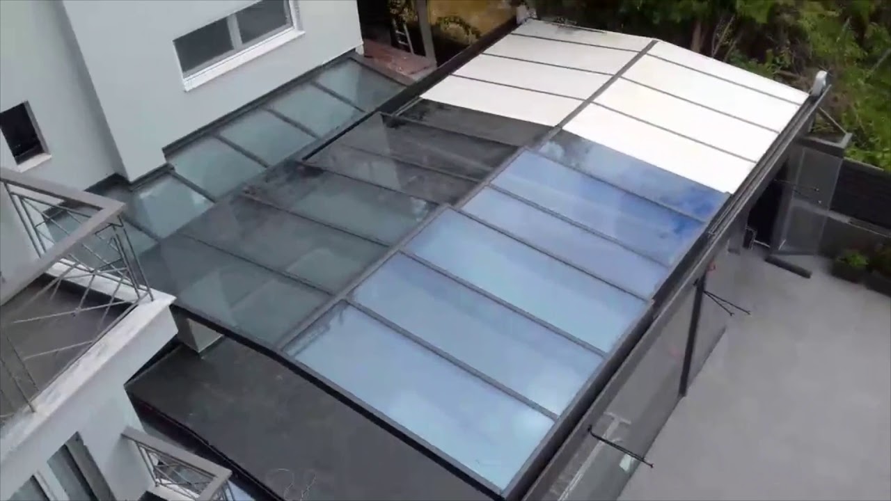 Polycarbonate sliding roof
