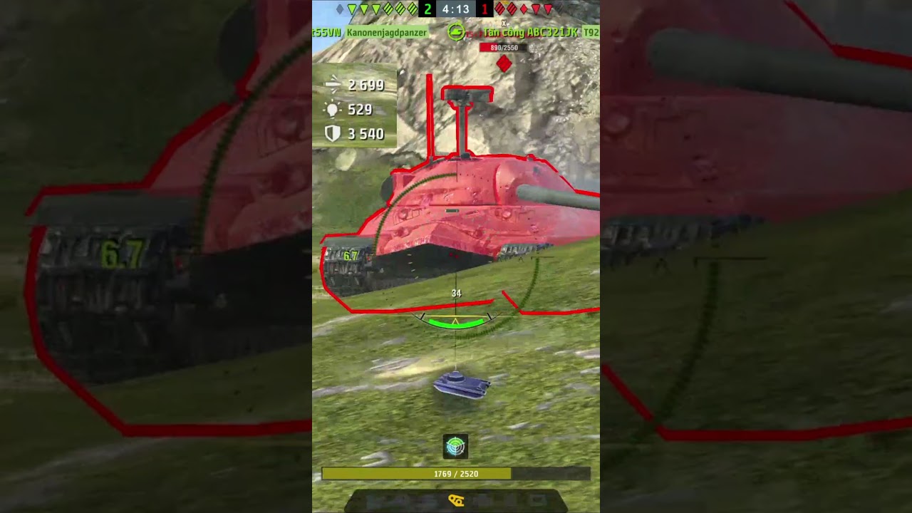 Object 260-4k2 DMG-4k Block-2 Kills #shorts #wotblitz #worldoftanksblitz