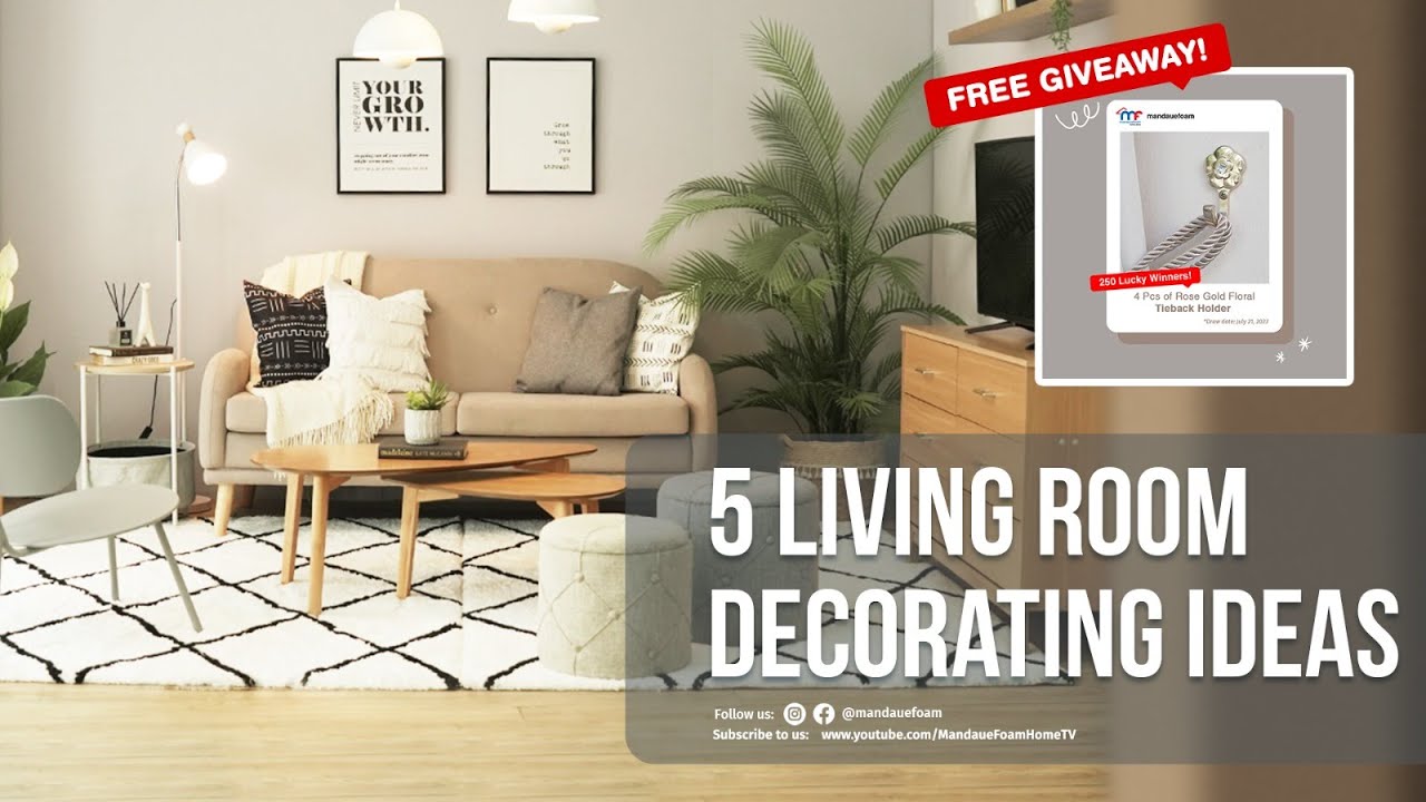 5 Living Room Decorating Ideas | Mandaue Foam | MF Home TV