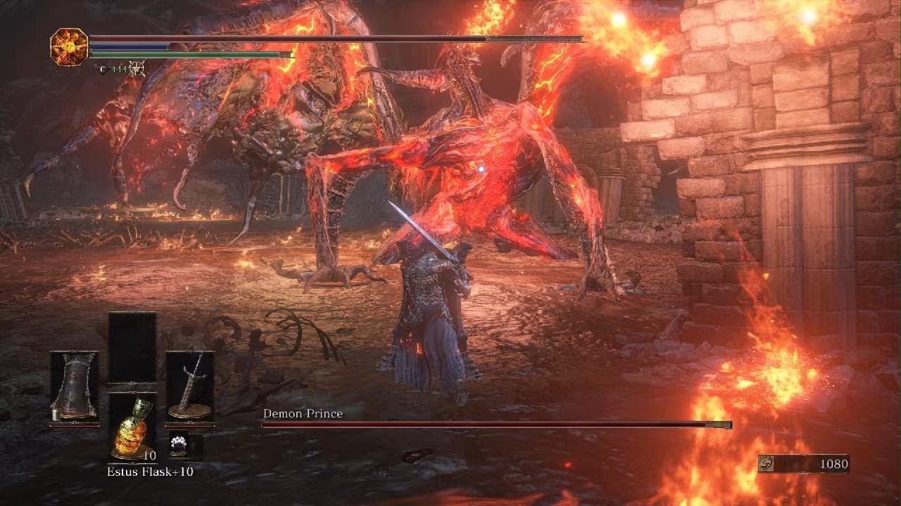 DARK SOULS III: Demon Prince Boss Fight