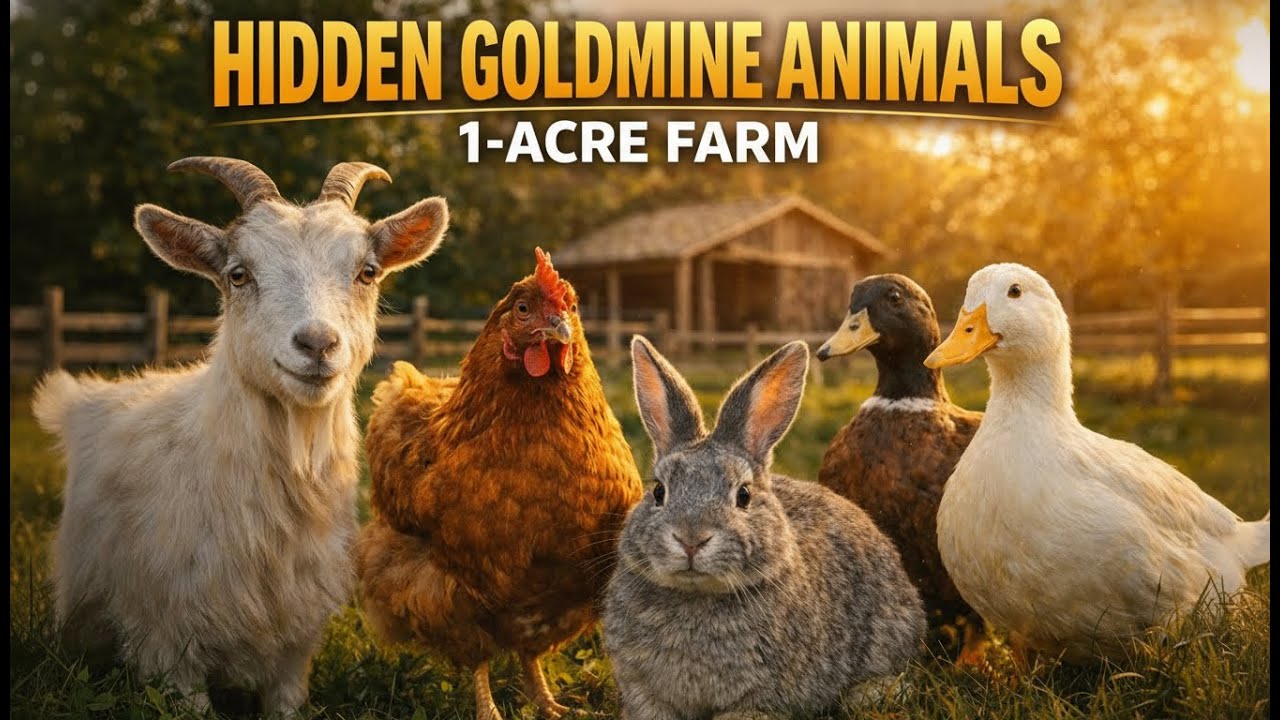 The Hidden Goldmine Animals for 1-Acre Farmers (Most People Completely Ignore #2!)