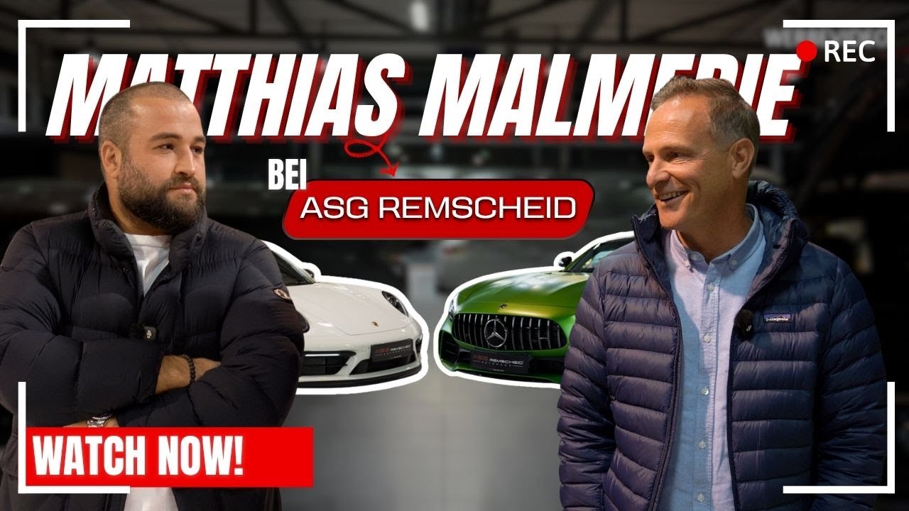 Matthias Malmedie zu Besuch bei uns im Autohaus  😳😍  So hat er auf unsere Autos reagiert 🔥