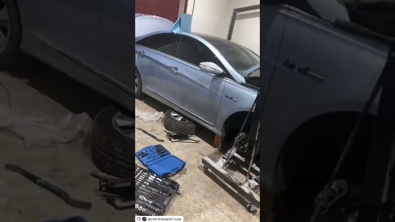 Замена фильтра Акпп Hyundai Sonata Hybrid Соната Гибрид, Оптима Гибрид