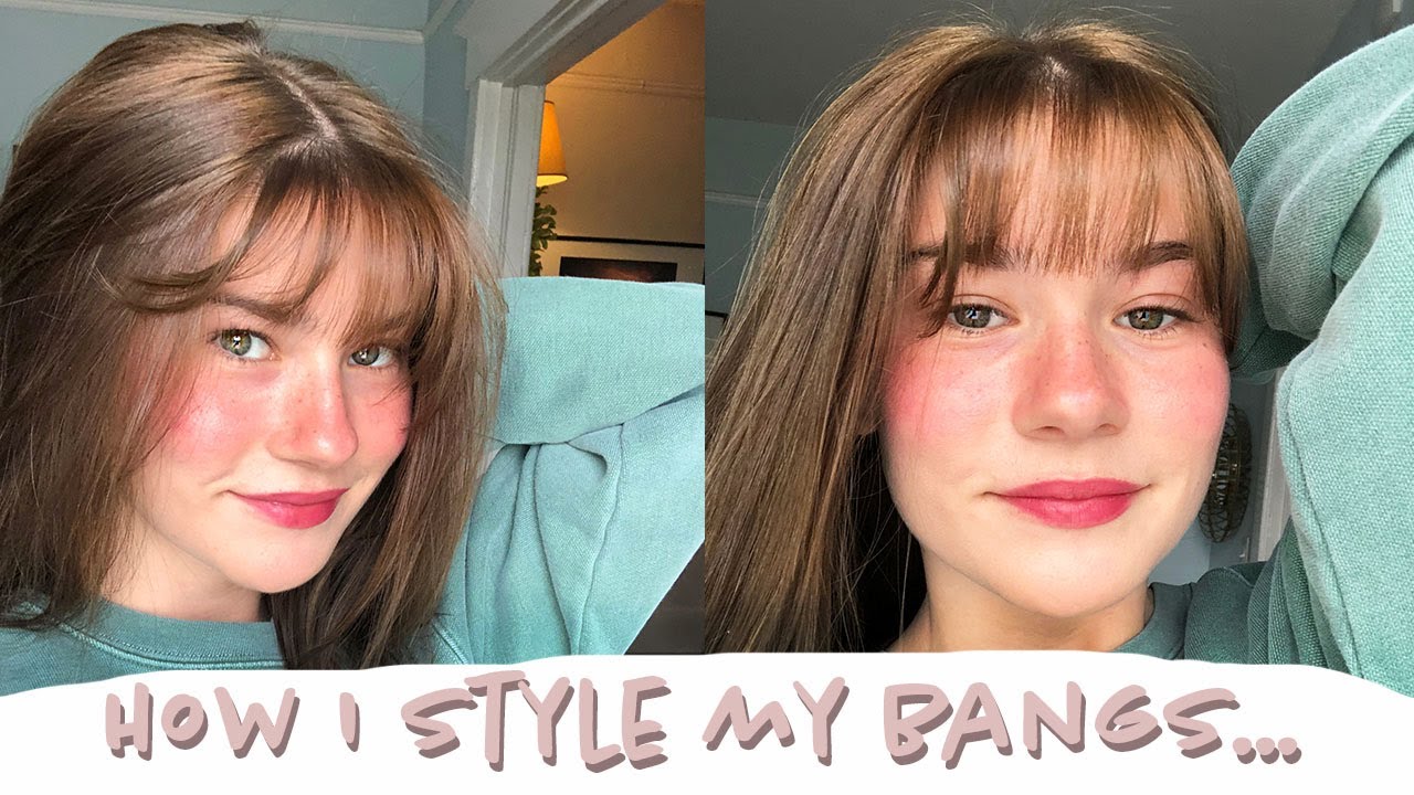 How I Style My Bangs!!