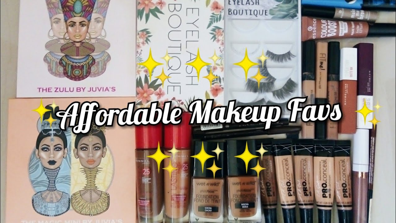 AFFORDABLE MAKEUP FAVS 2020 | Thato Cheele