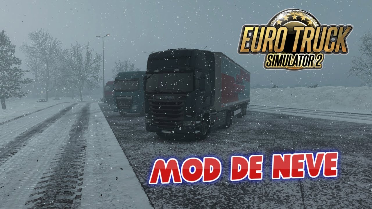 Euro Truck Simulator 2 - Mod de Neve
