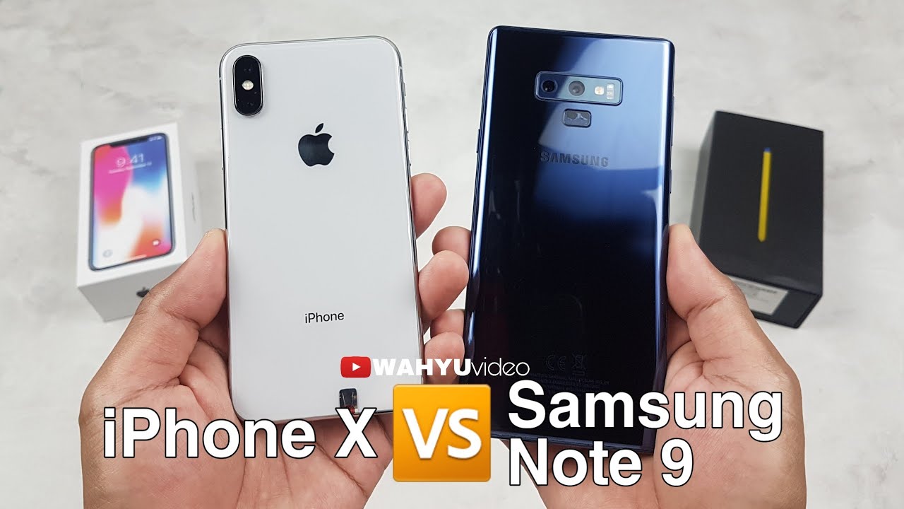 iPhone X vs Samsung Galaxy Note 9 adu kamera ‼️ Hasilnya diluar dugaan