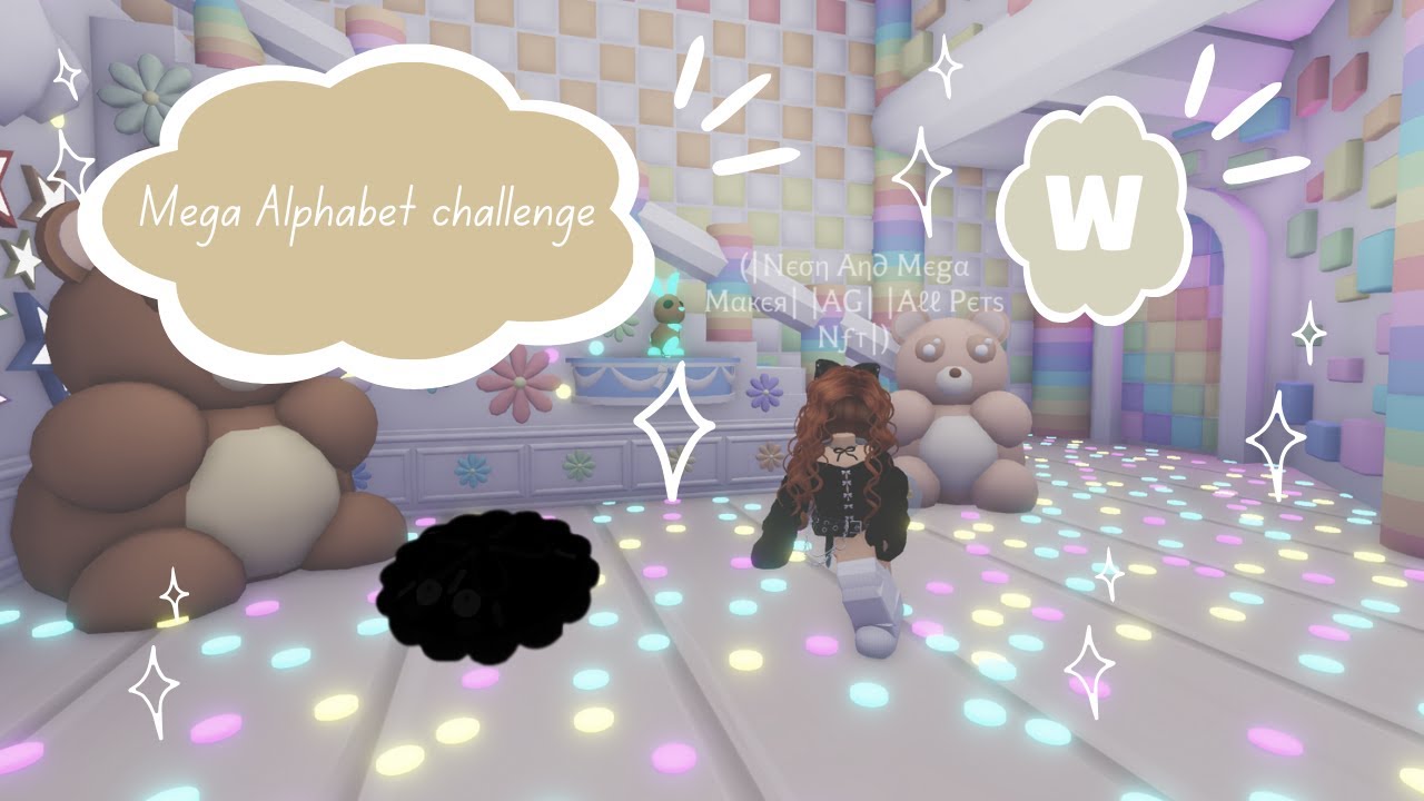 Adopt me Alphabet Challenge- Making a Mega Of Every Letter! - adopt me roblox