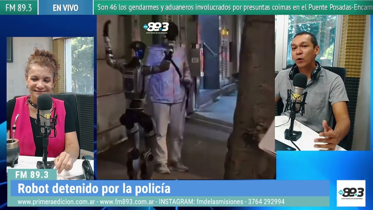 El primer arresto robótico en China