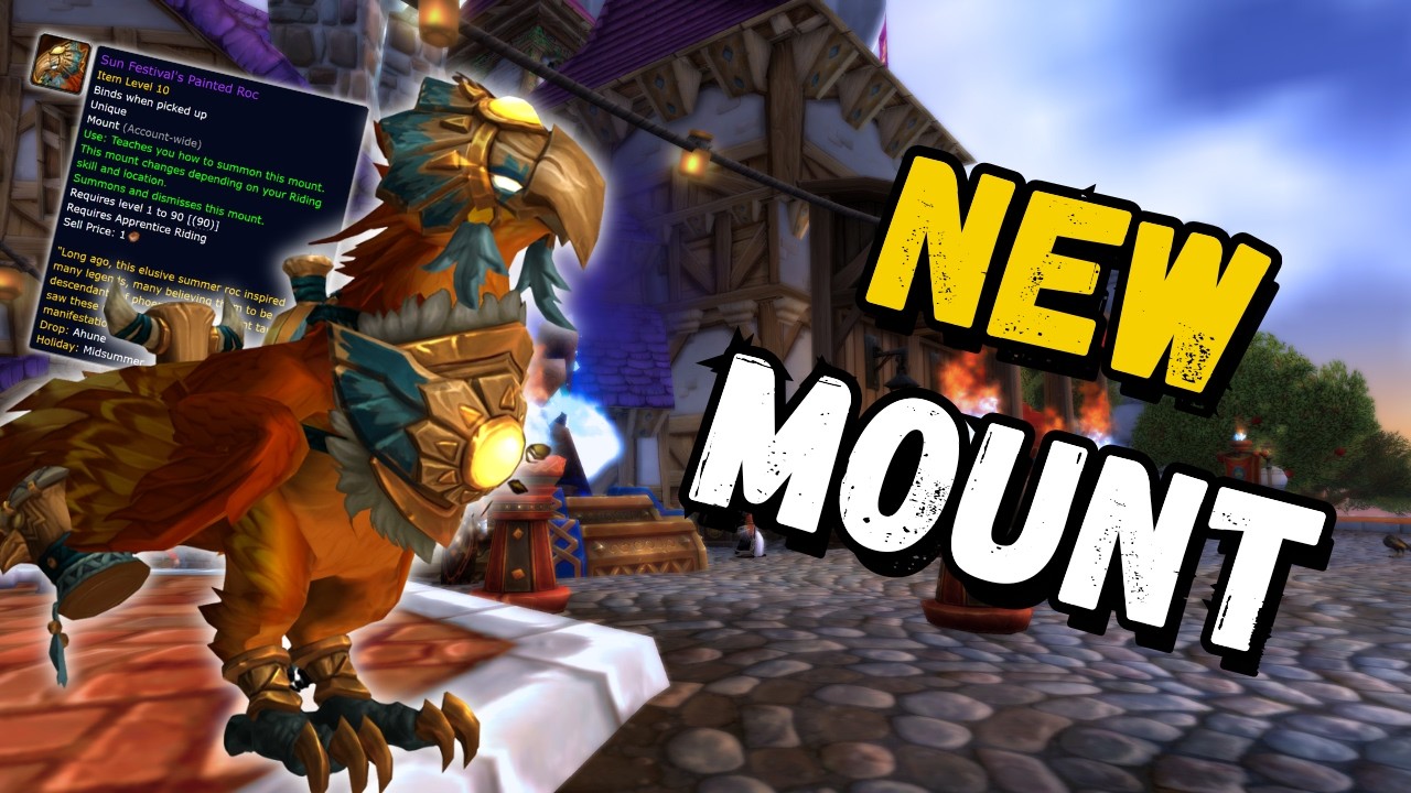 NEW Midsummer Festival MOUNT - World Of Warcraft - #worldofwarcraft #guide #gaming