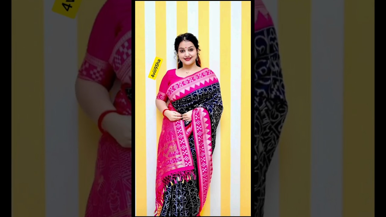 ଅ,ଆ ଶାଢ଼ୀ ⚡Odia bangalore silk saree #shorts  #smdesigns  nuakhai 2025 .